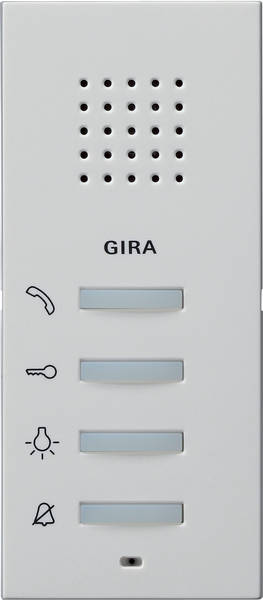 GIRA 125003 SYS55 Wohnungsstation reinweiss glänzend