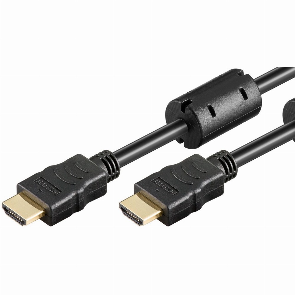 HDMI (ST - ST) 10m 3D+Ethernet+4K vergoldet