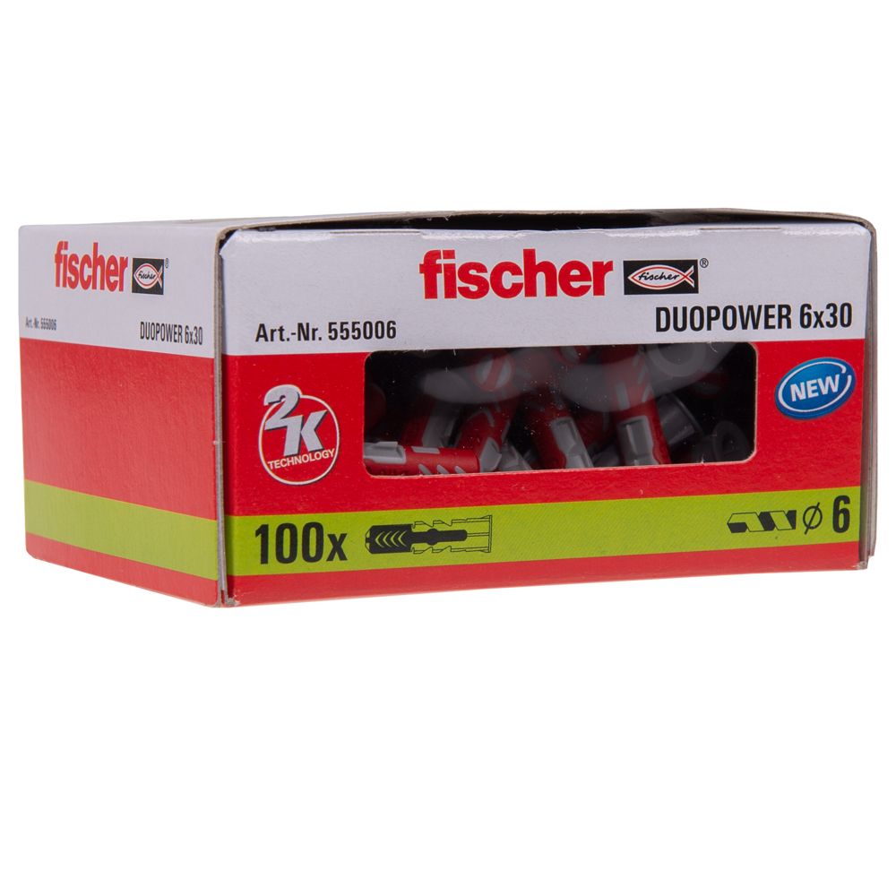 Fischer DUOPOWER 6X30 Dübel Duopower 6x30