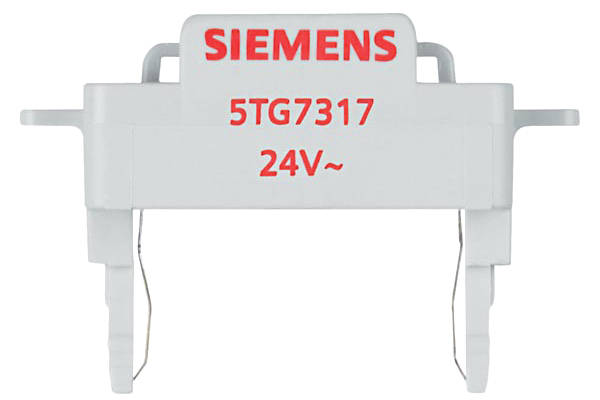 Siemens 5TG7317 DELTA LED Leuchteinsatz 24V/50Hz rot für Kontroll-Funktion