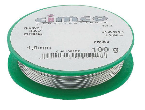Cimco 150154 Elektroniklot 1mm 250g blf