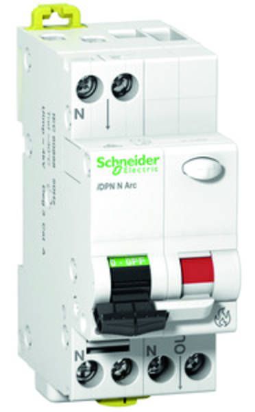 Schneider A9FDB7610 ACTI9 Brandschutzschalter AFDD 1P+N B10A