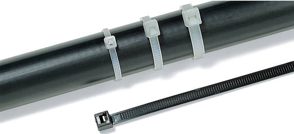 Hellermann 111-05060 Kabelbinder 210x4,7mm, UV-witterungsstabil, schwarz 100St