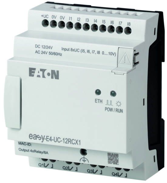Eaton EASY-E4-UC-12RCx1 Steuerrelais (erweiterbar Ethernet) 12/24VDC 24VAC 197212