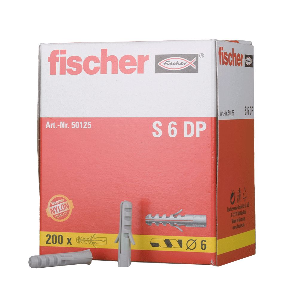 Fischer 50125 Dübel 6mm S6DP