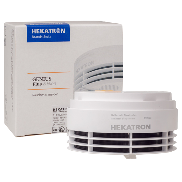 Hekatron 31-5000020-06-01 Rauchwarnmelder Genius Plus 85 dB, IP 40
