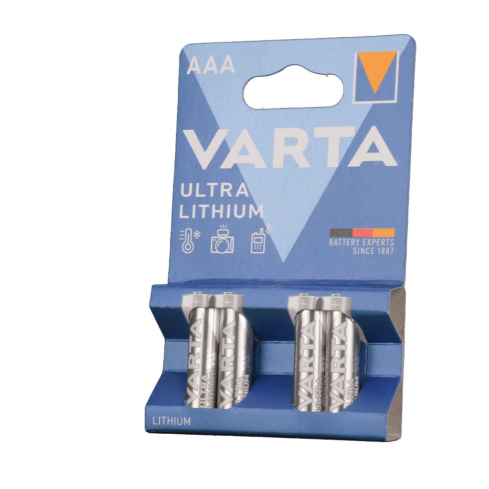 VARTA 6103301404 Professional Lithium Micro AAA 4B 6103