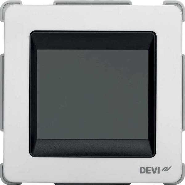 DEVI 140F1065 Thermostat DEVIreg Touch, reinweiß ohne Rahmen