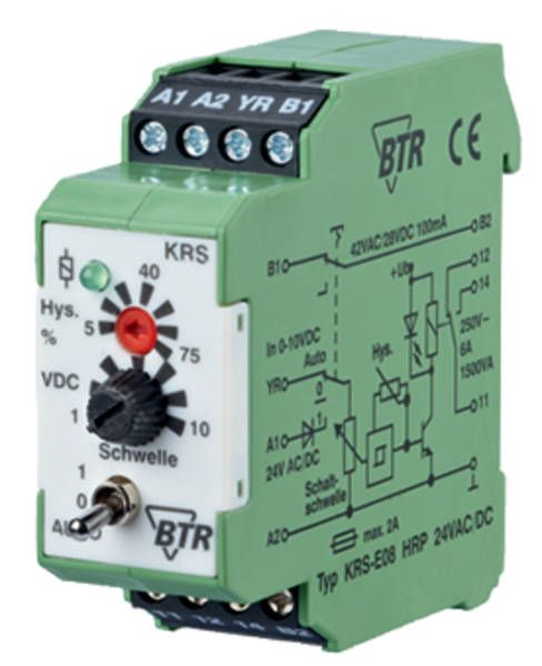 Metz 110666 Schwellwertschalter KRS-E08 HRP 24 V AC/DC
