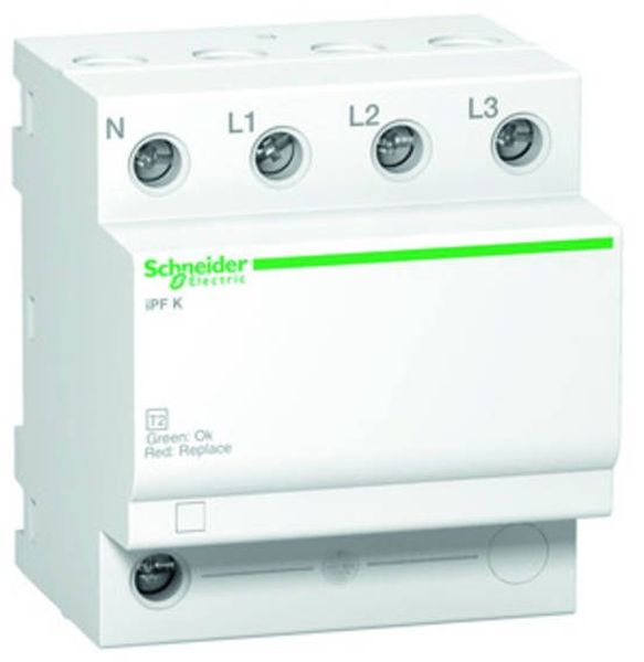 Schneider A9L15688 Überspannungsableiter iPF K 40, Typ 2, 3P+N, Imax 40kA, In 15kA
