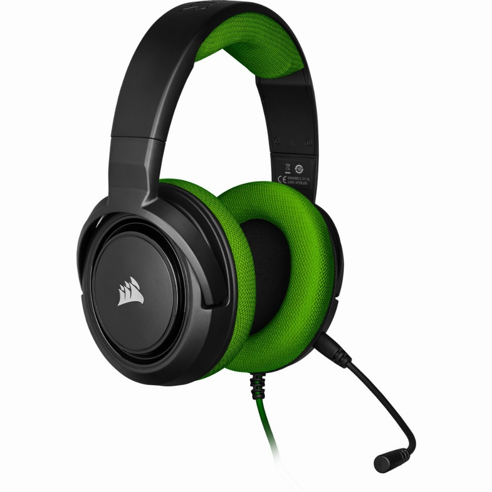 Corsair Gaming Headset HS35 Stereo, Green, kabelgebunden