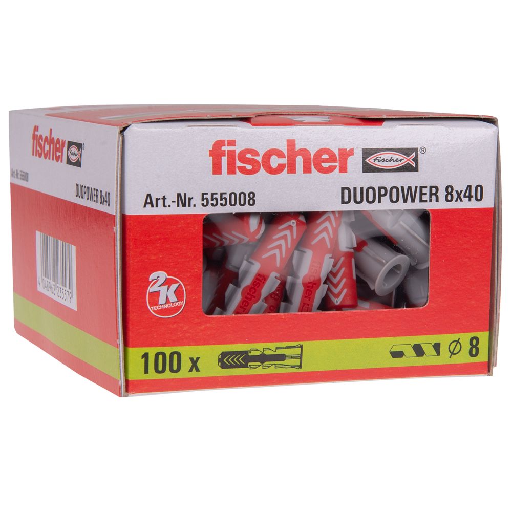 Fischer DUOPOWER 8X40 Dübel Duopower 8x40