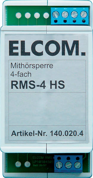 ELCOM 1400204 Mithörsperre 4Tln RMS-4HS