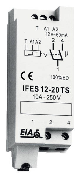 Eltako IFES12-20TS Installationsfernschalter mit monostabilen Relais 10A/250V AC J28110311