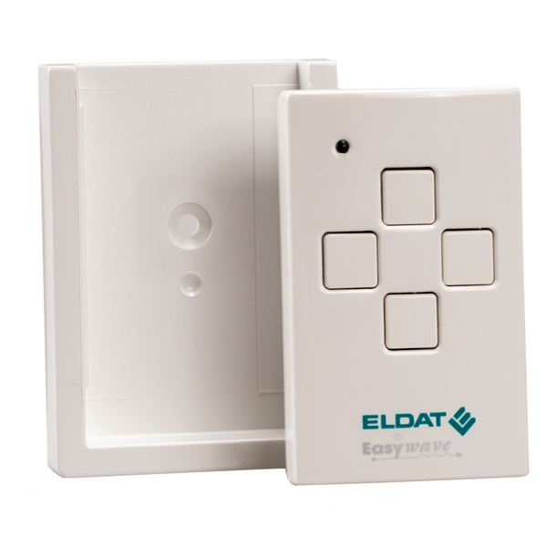 ELDAT RT30E5004-01-02K Handsender 4-Kanäle weiß glänzend Easywave