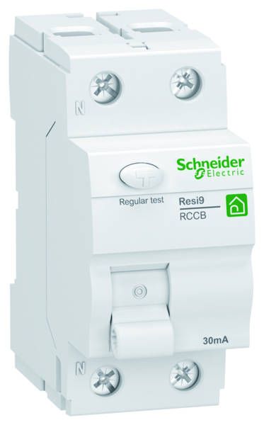 Schneider R9R22240 Fehlerstrom-Schutzschalter Resi9, 1P+N, 40A, 30mA, Typ A