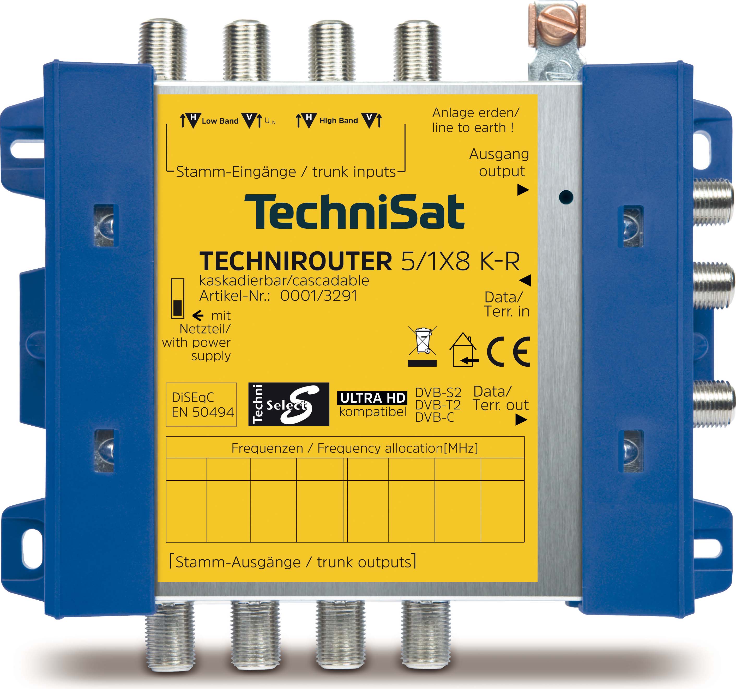 TechniSat 0001/3291 TECHNIROUTER5/1x8KR Router Kaskade