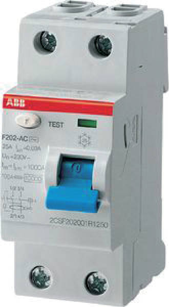 ABB 2CSF202101R0160 FI-Schutzschalter 2p F202-16/0,01A