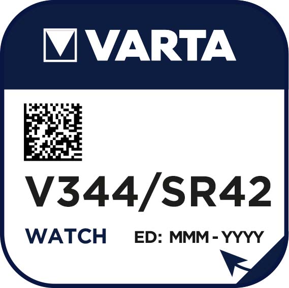 VARTA 344101111 V 344 Stk.1 Uhren-Batterie