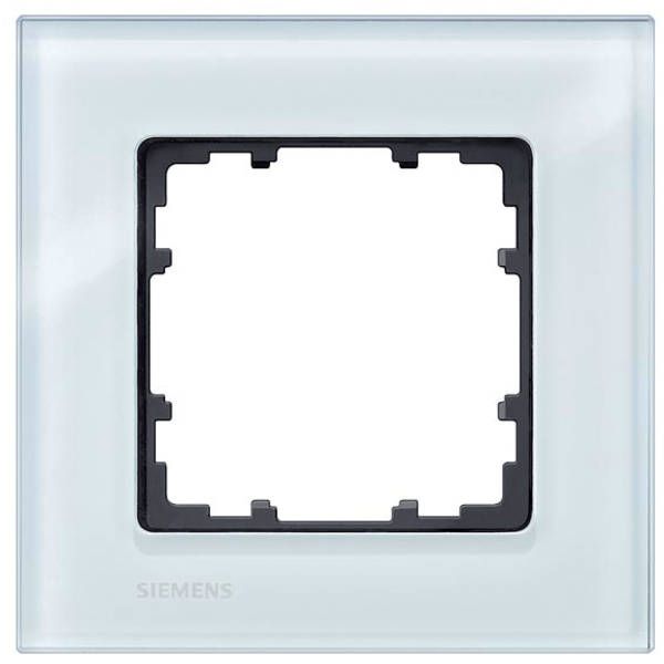 Siemens 5TG1201 DELTA miro Rahmen 1fach kristallgrün Glas