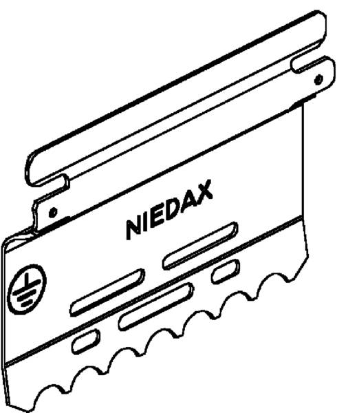 Niedax 4013339516605 Stoßstellenverbinder LST60