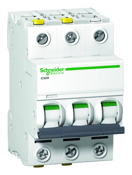 Schneider A9F03313 Leitungsschutzschalter iC60N 3-polig B 13A