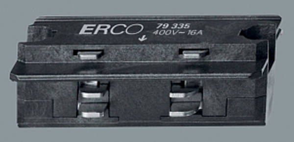 ERCO 79335000 Kupplung für Stromschiene schwarz 79335.000
