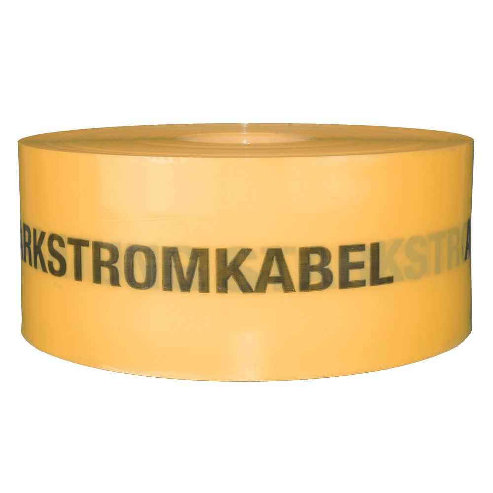 KEKOplast 2099992099497 Trassenwarnband Starkstrom 100mmx250m