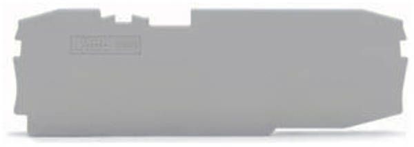 WAGO 2006-1691 Abschluss und Zwischenplatte 1 mm dick grau