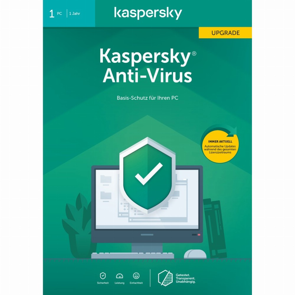 Kaspersky Anti-Virus Upgrade (Code in a Box) (FFP) 2020