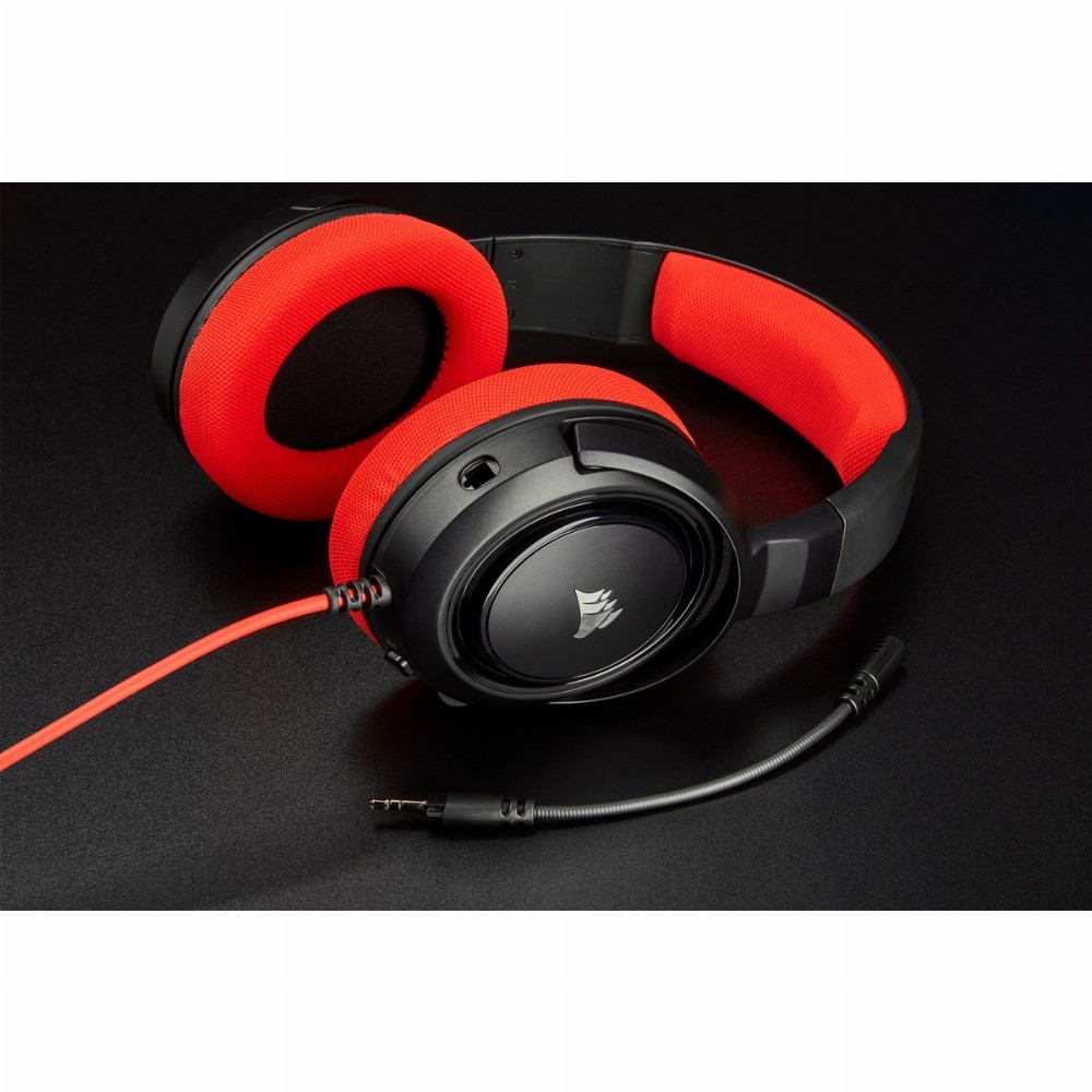 Corsair Gaming Headset HS35 Stereo, Red , kabelgebunden