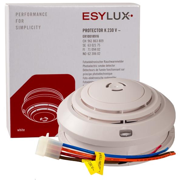 Esylux ER10018916 Rauchmelder 230V ws PROTECTOR K