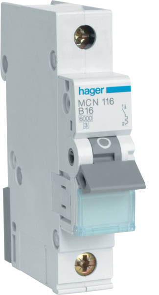 Hager MCN116 C Automat 1pol 16A