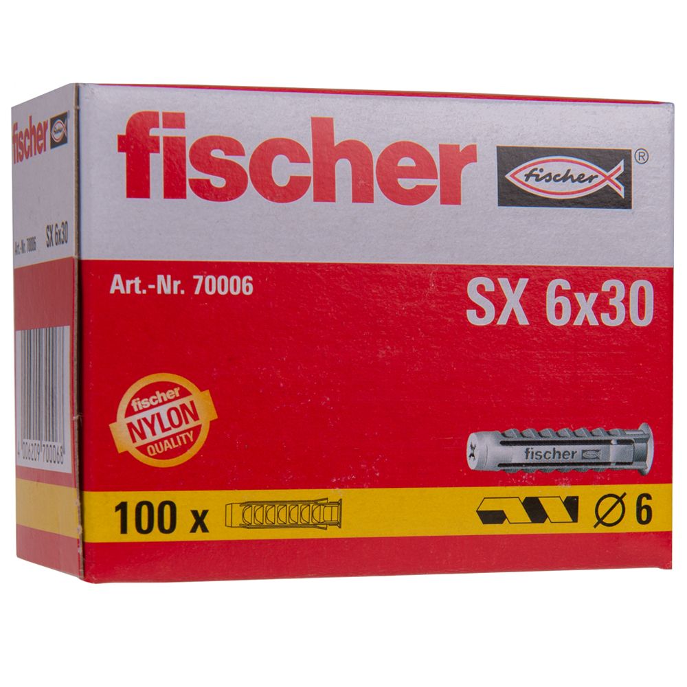 Fischer 70006 Spreizdübel SX6x30