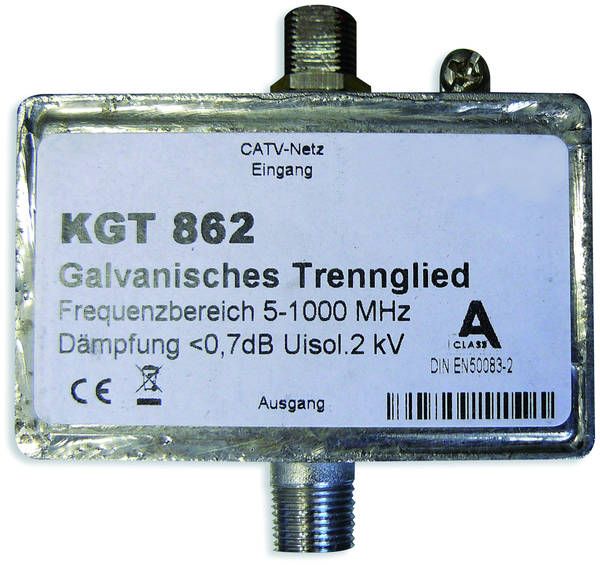 Televes KGT862 Galvansches Trennglied für BK-Anlagen X4270