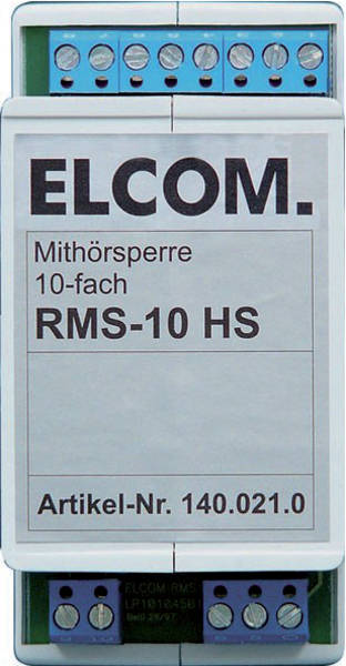ELCOM 1400210 Mithörsperre 10Tln RMS-10HS