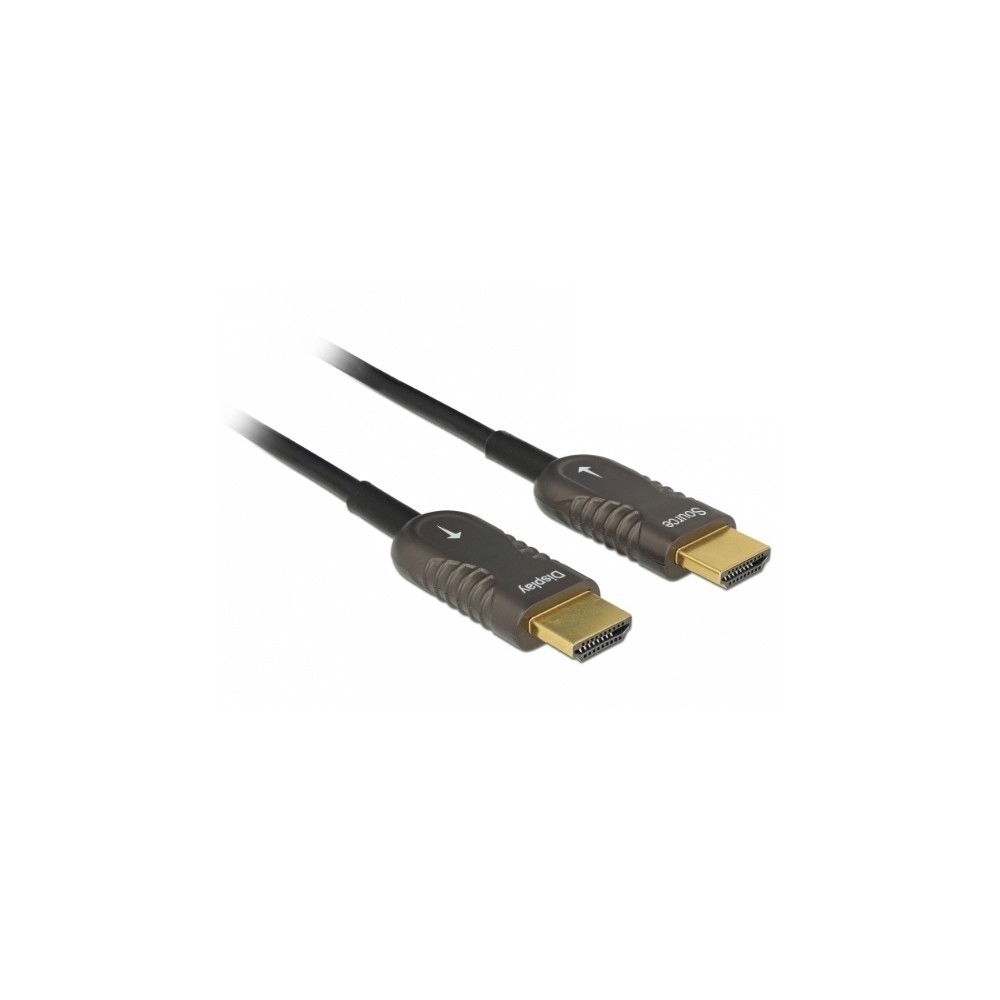 HDMI (ST - ST) 40m Optisch (LWL) 3D+Ethernet+4K Delock