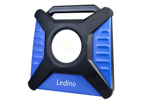 Ledino 11140606002027 LED Akkustrahler 60Watt 6500K IP54 schwarz/blau KIEL H60M