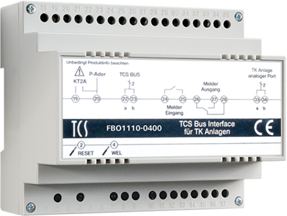 TCS FBO1110-0400 Interface für TK-Anlagen für bis zu 64 Rufziele