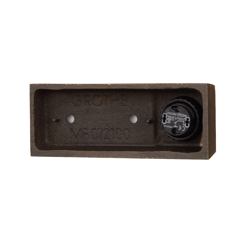 Grothe 55511 Etagenplatte 1-fach bronze 38 x 98 x 15 mm ETA 501 G