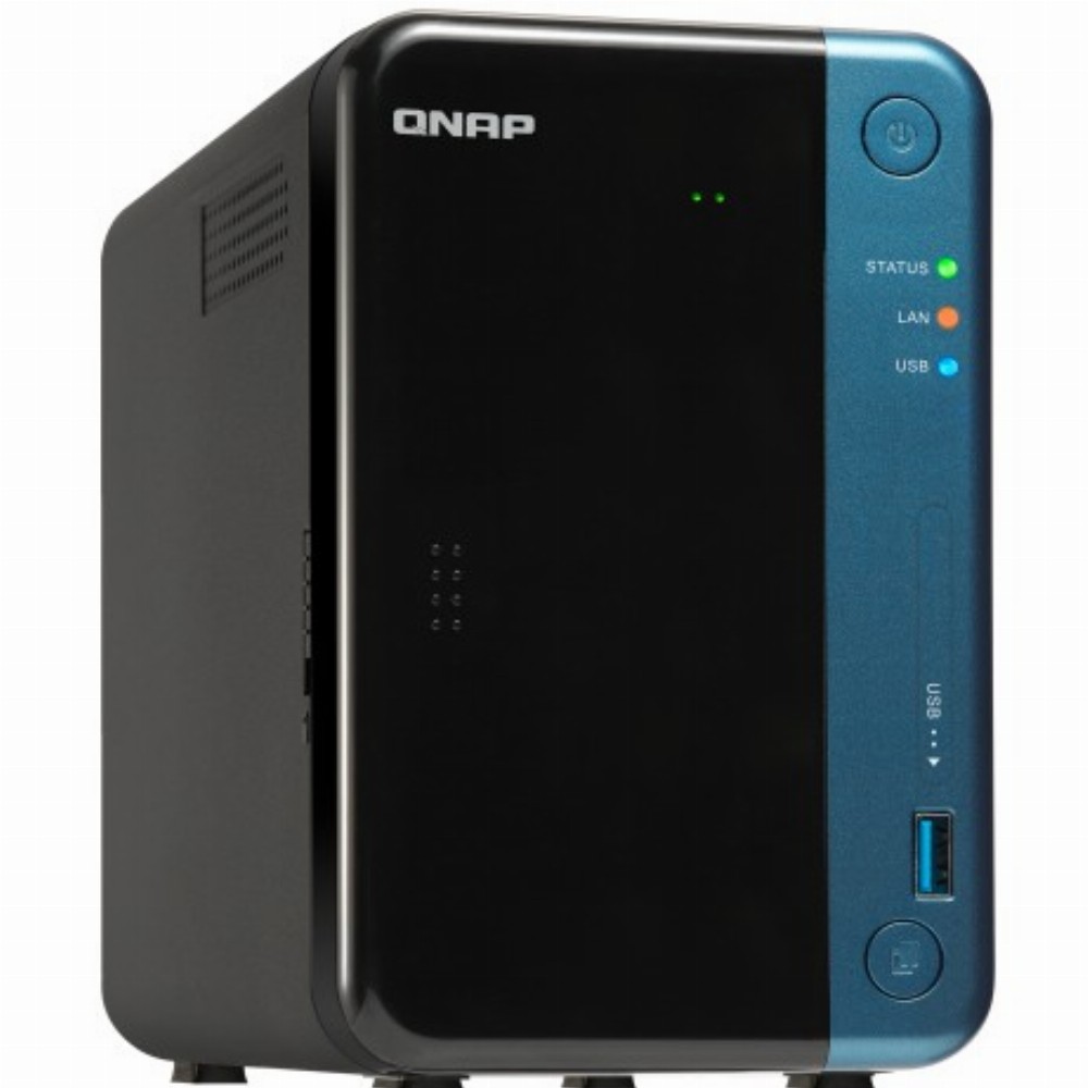 2-Bay QNAP TS-253Be-4G Intel Celeron Apollo Lake J3455 1.5 GHz Quad Core (up to 2.3 GHz) Adapter