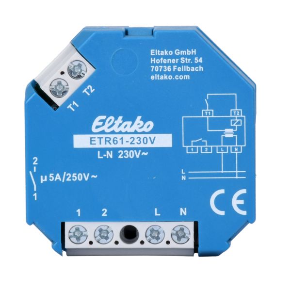 Eltako ETR61-230V Trennrelais, 1 Schließer 5A 61100635